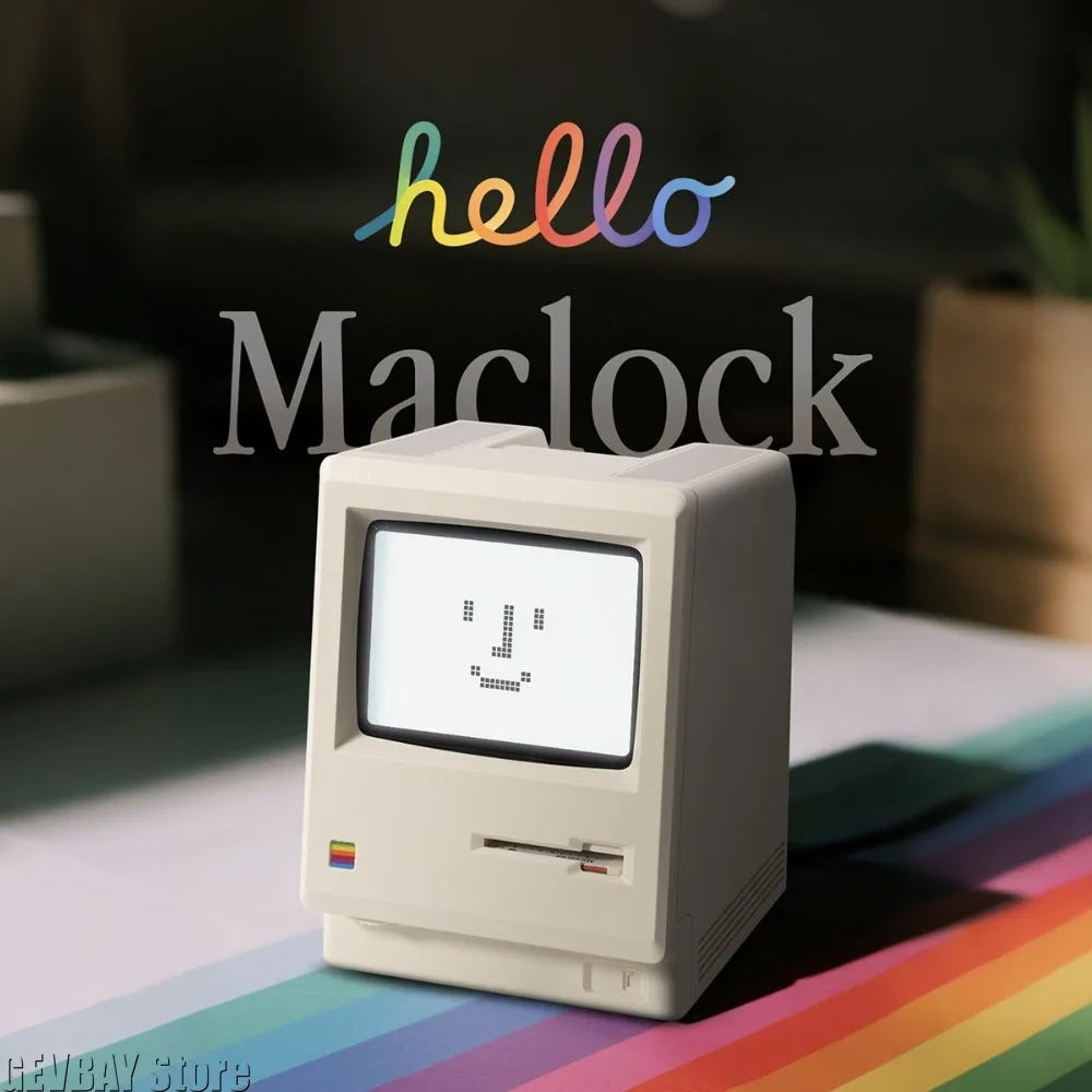 Retro Gaming Accessories - Maclock Retro Alarm Clock Creative Wake