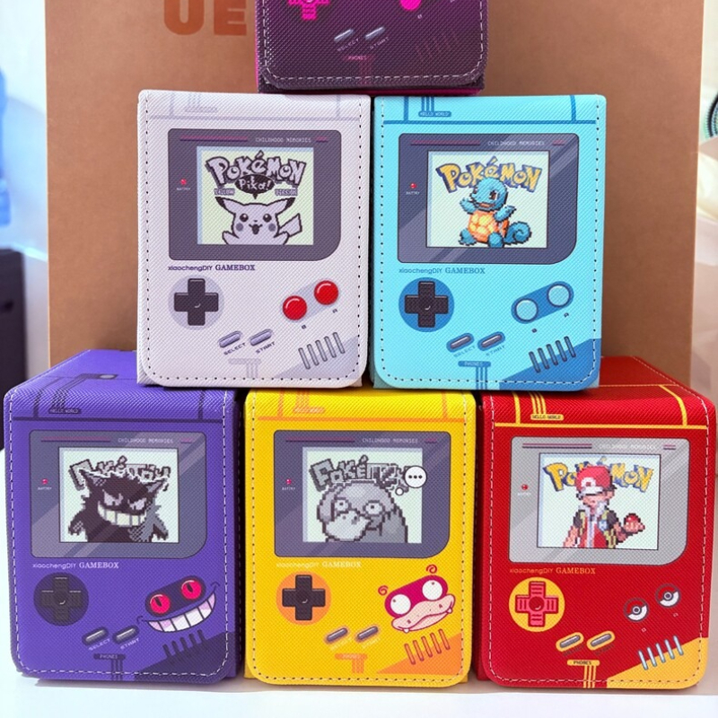 Retro Gaming Cabinet - Pokémon Psyduck Mew Gengar Figure Deck