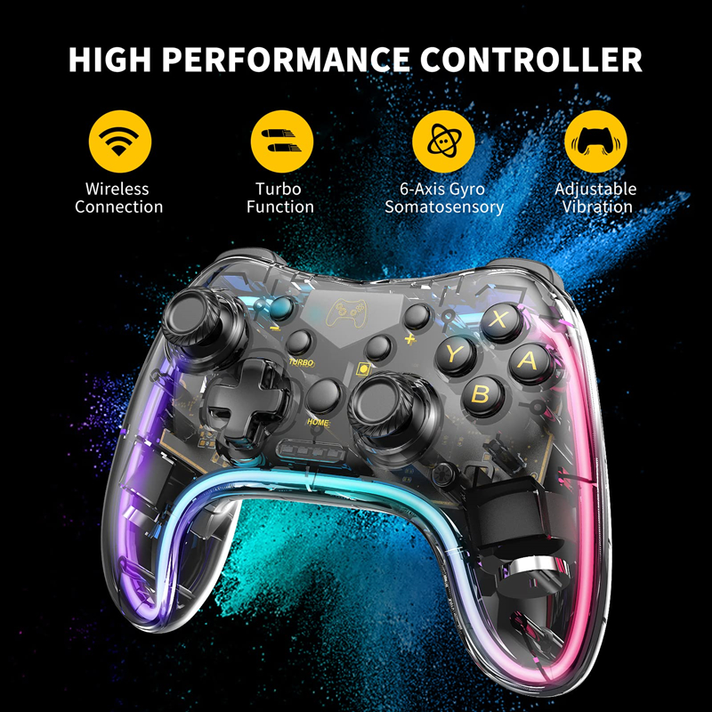 Retro Gaming Com - Wireless RGB Colorful console retro gaming
