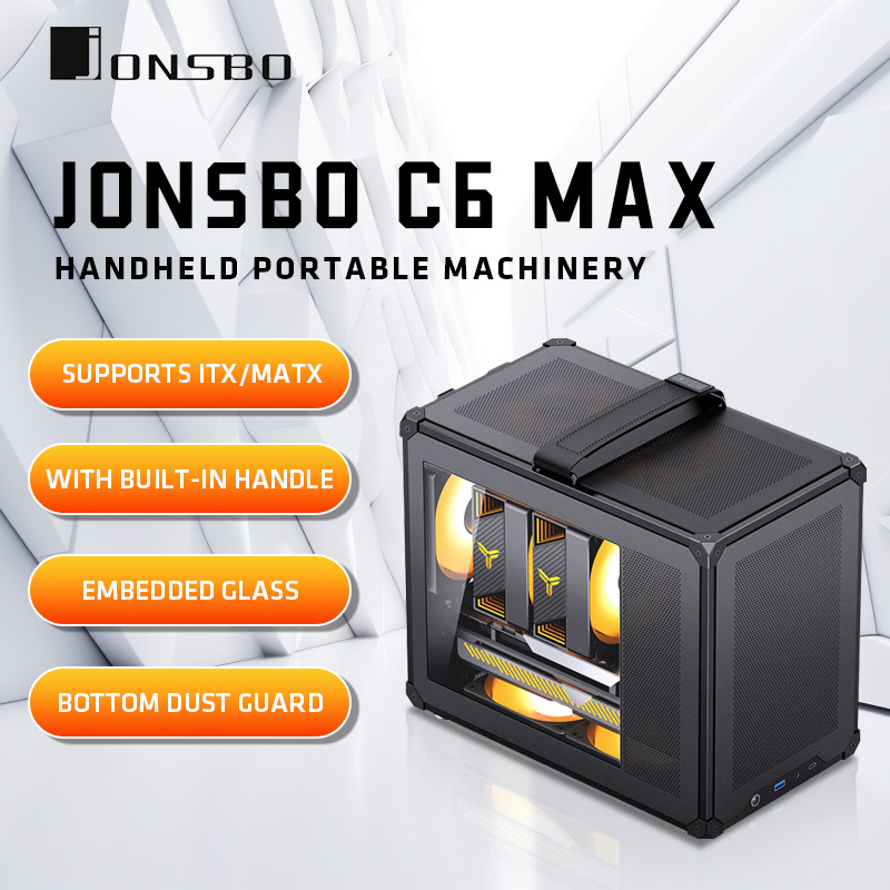 Retro Gaming Cabinet - JONSBO C6 MAX Mesh Handle MATX