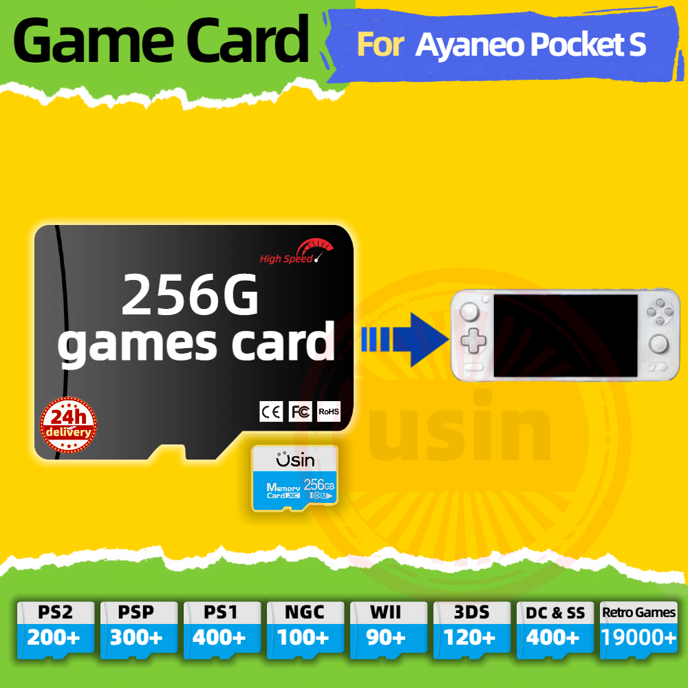 Gaming Retro Arcade - Game Card For Ayaneo Pocket S
