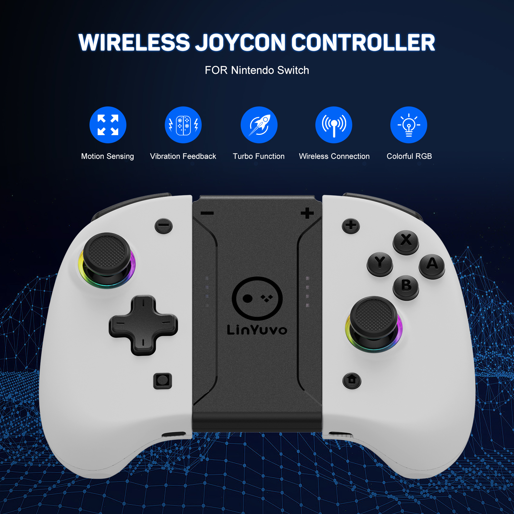 Retro Gaming Accessories - Wireless Bluetooth Controller For Nintendo Switch