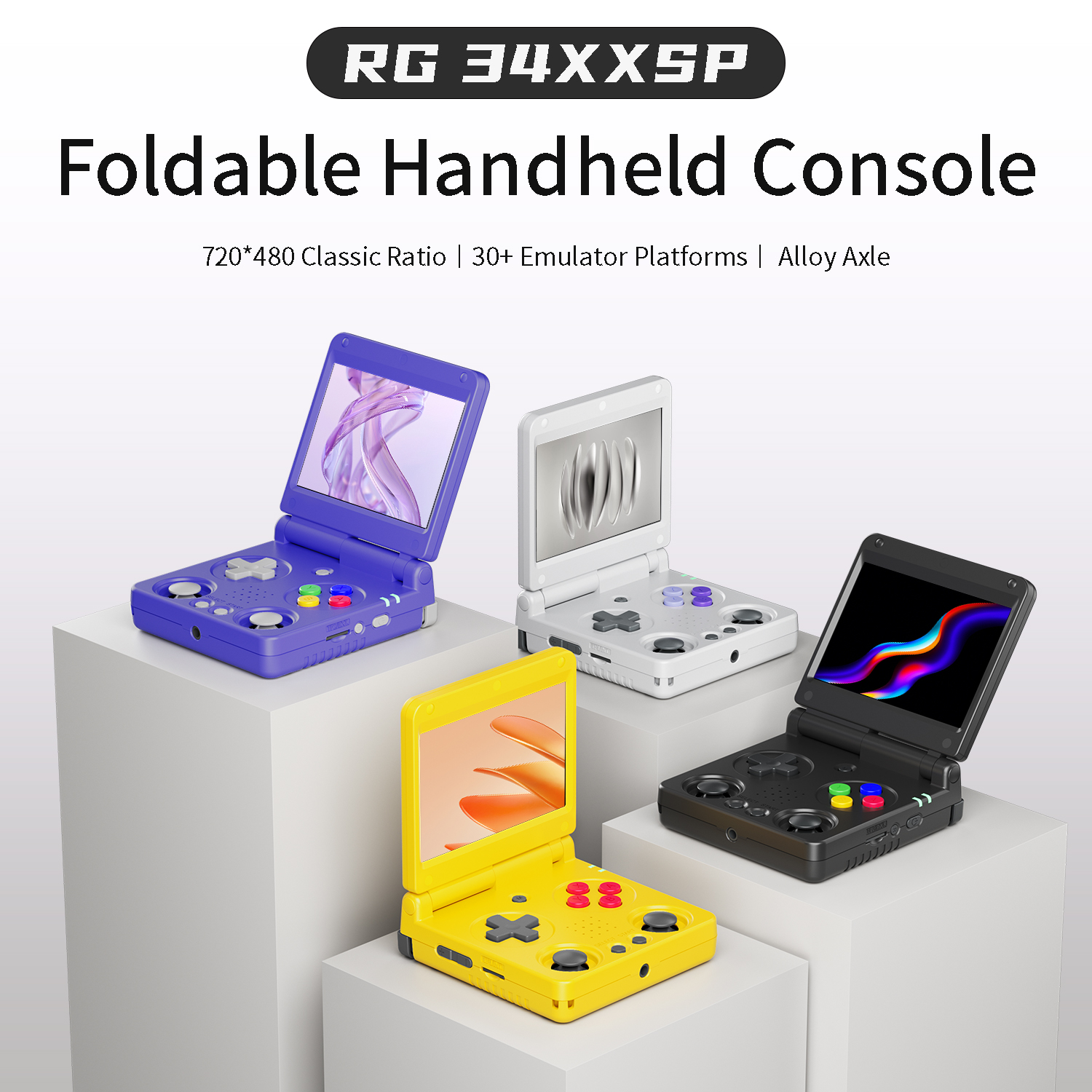 Anbernic RG34XXSP RG35XXSP Fli - مراجعة Retro Gaming Com وسعره