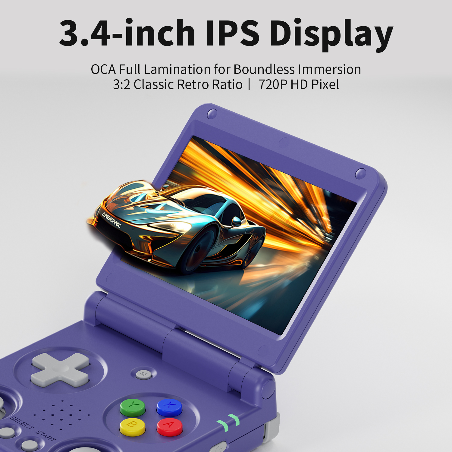 Anbernic RG34XXSP RG35XXSP Fli - مراجعة Retro Gaming Com وسعره