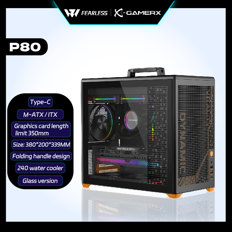 Power Train X-GAMERX P80 Side  - مراجعة Retro Gaming Cabinet وسعره