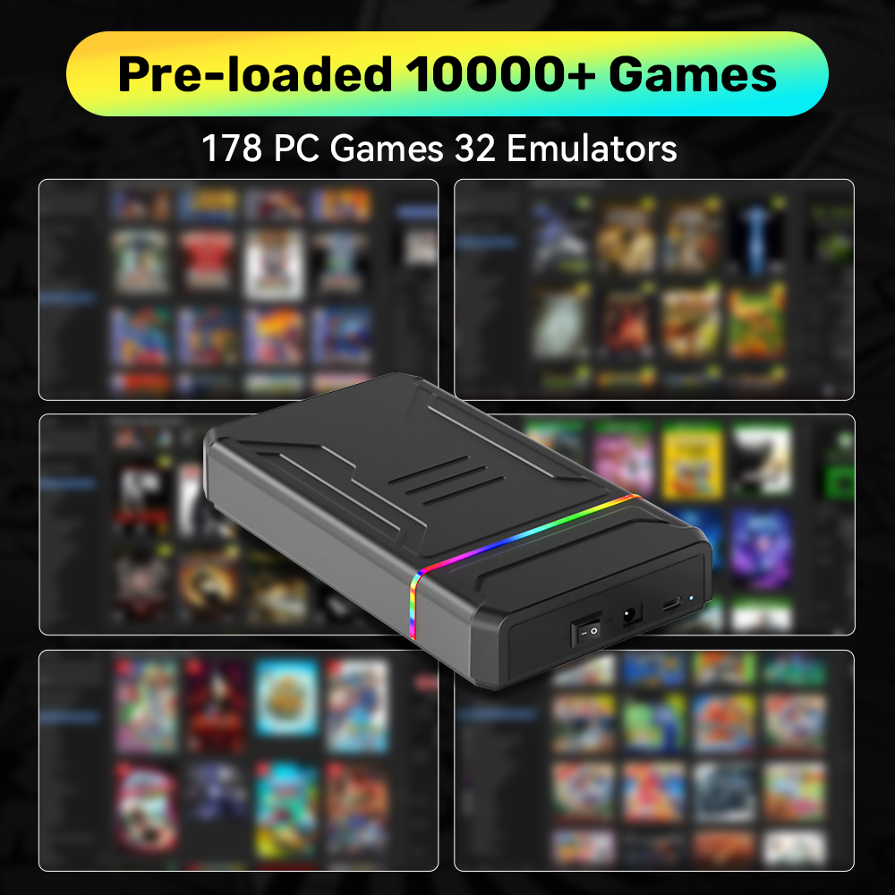 3TB External Retro Game HDD Em - مراجعة Retro Gaming Xbox وسعره
