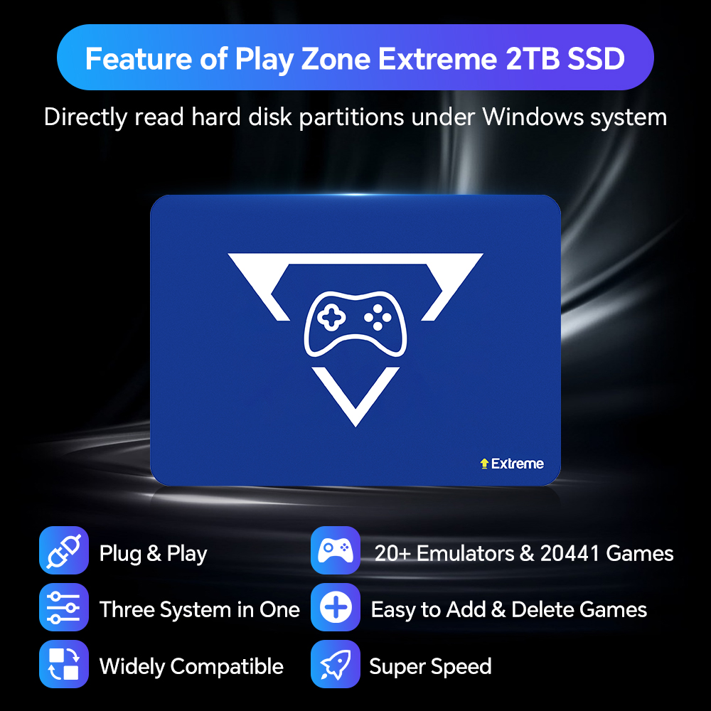 New 2TB Play Zone Game SSD wit - مراجعة Retro Gaming Xbox وسعره