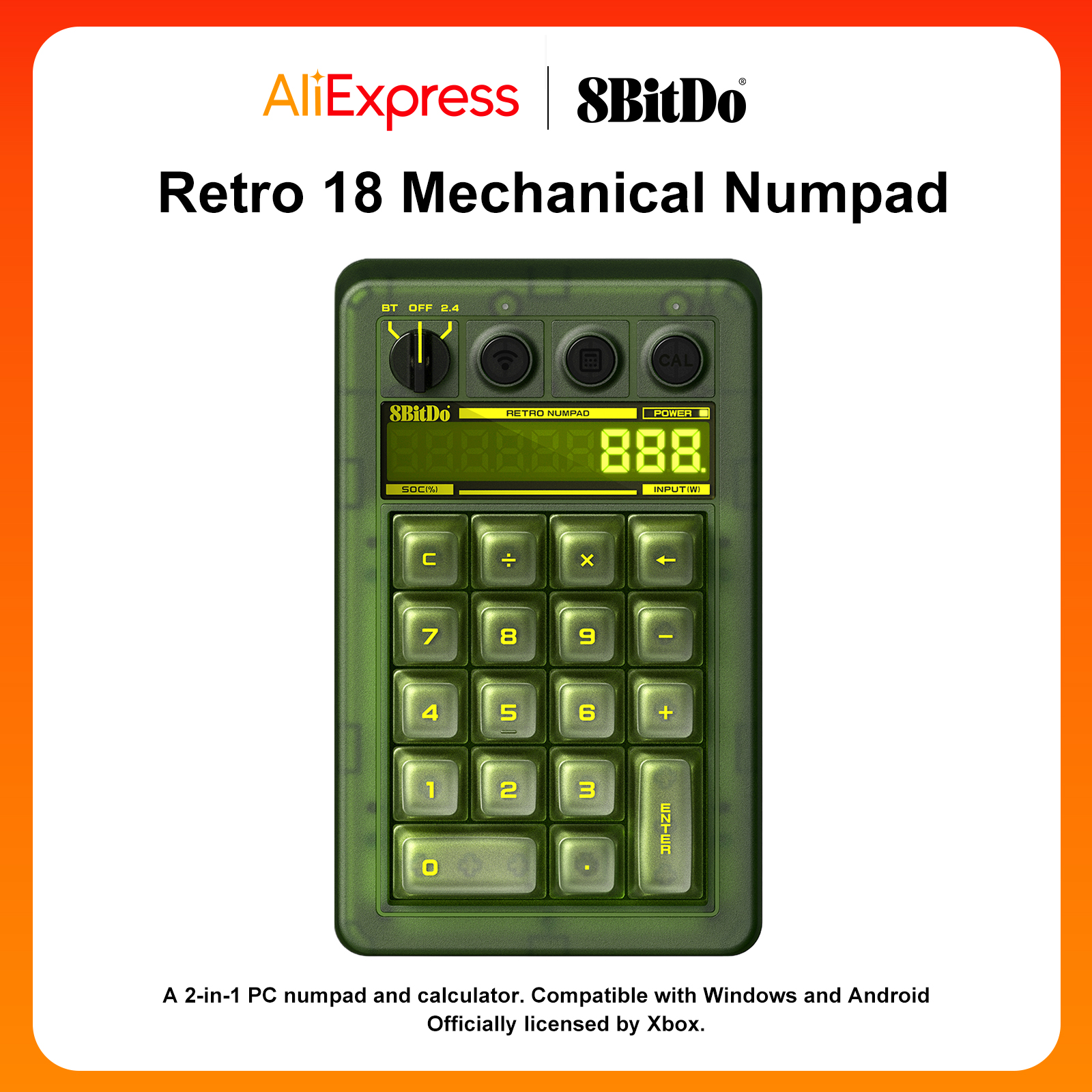 8BitDo Retro 18 Mechanical Num - مراجعة Retro Gaming Xbox وسعره