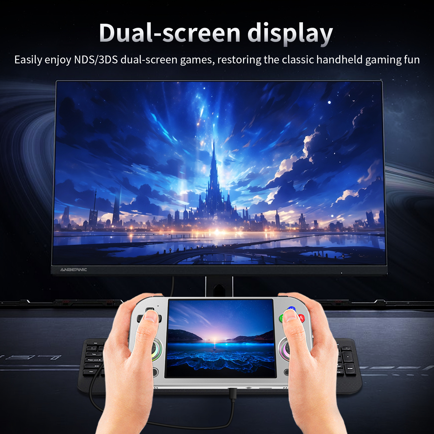 ANBERNIC RG477M RG Slide Retro - مراجعة Retro Gaming Com وسعره