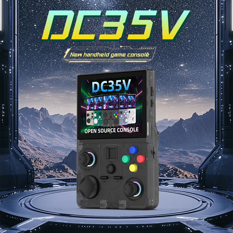 DC35V Open Source Handheld Gam - مراجعة Retro Gaming Handheld Comparison وسعره