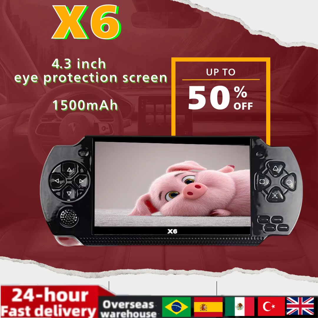 X6 Retro Handheld Game Console - مراجعة Retro Gaming X6 وسعره