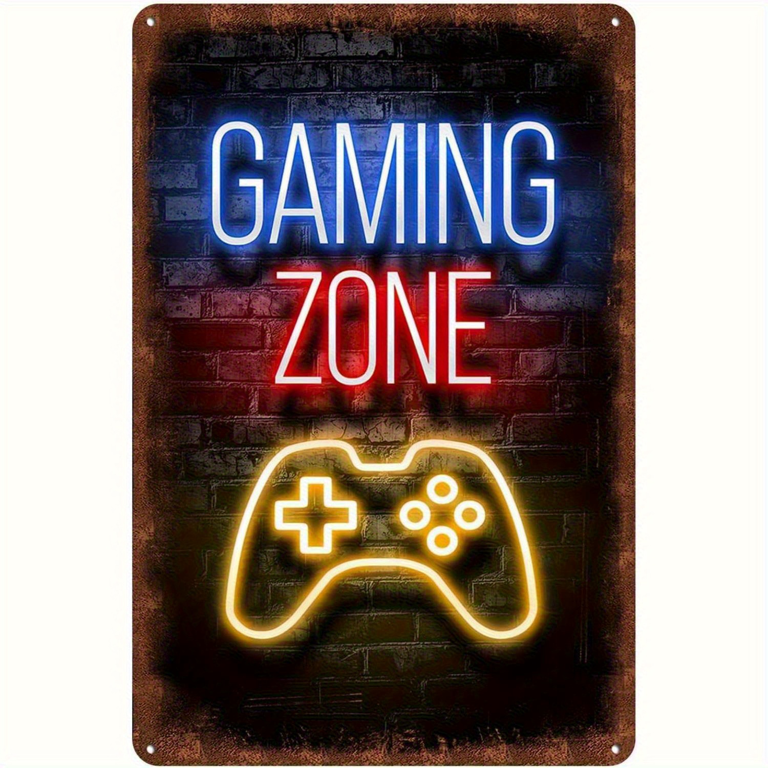Vintage Gaming Zone Metal Tin  - مراجعة Gaming Retro Arcade وسعره