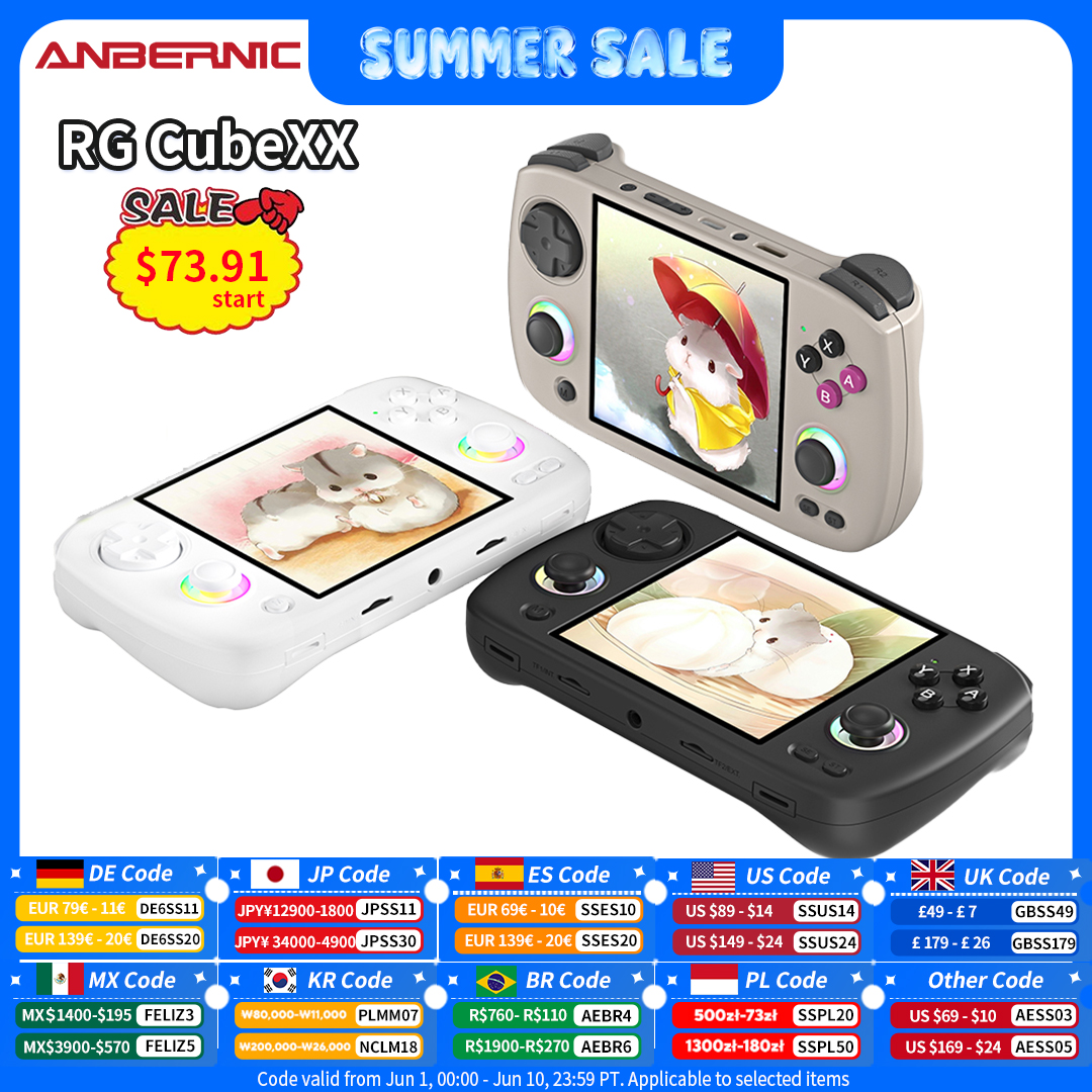 Anbernic RG CubeXX Retro Handh - مراجعة Retro Gaming Com وسعره