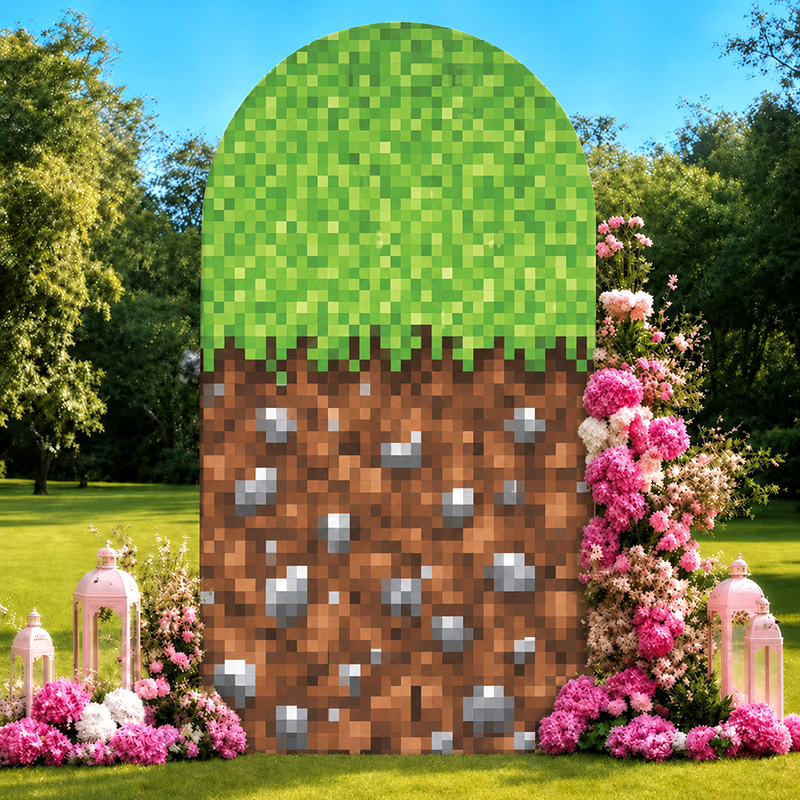 Retro Pixel World Arch Backdro - مراجعة Retro Gaming Events وسعره