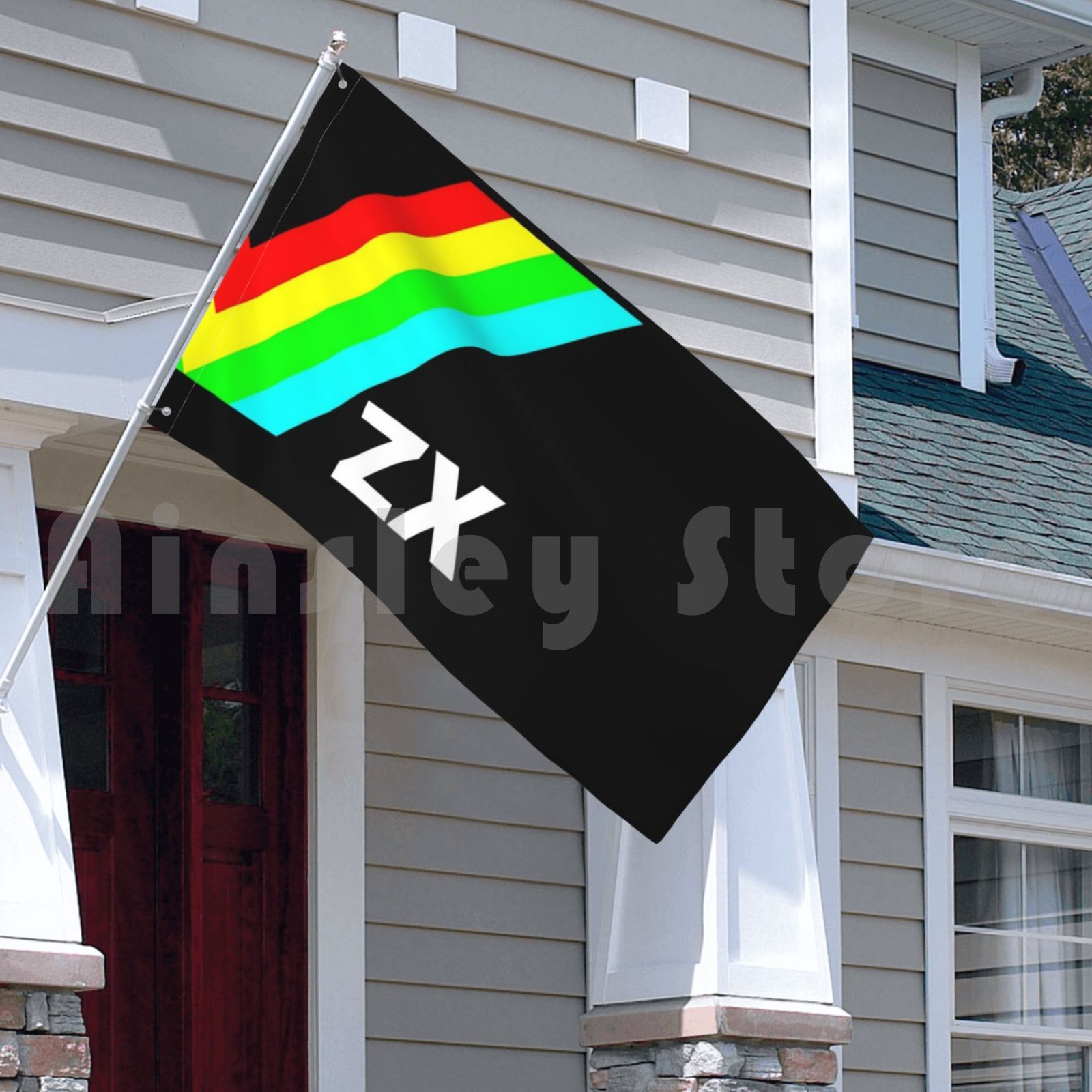 Zx Flag Car Flag Funny Zx Spec - مراجعة Retro Gaming Zx Spectrum وسعره