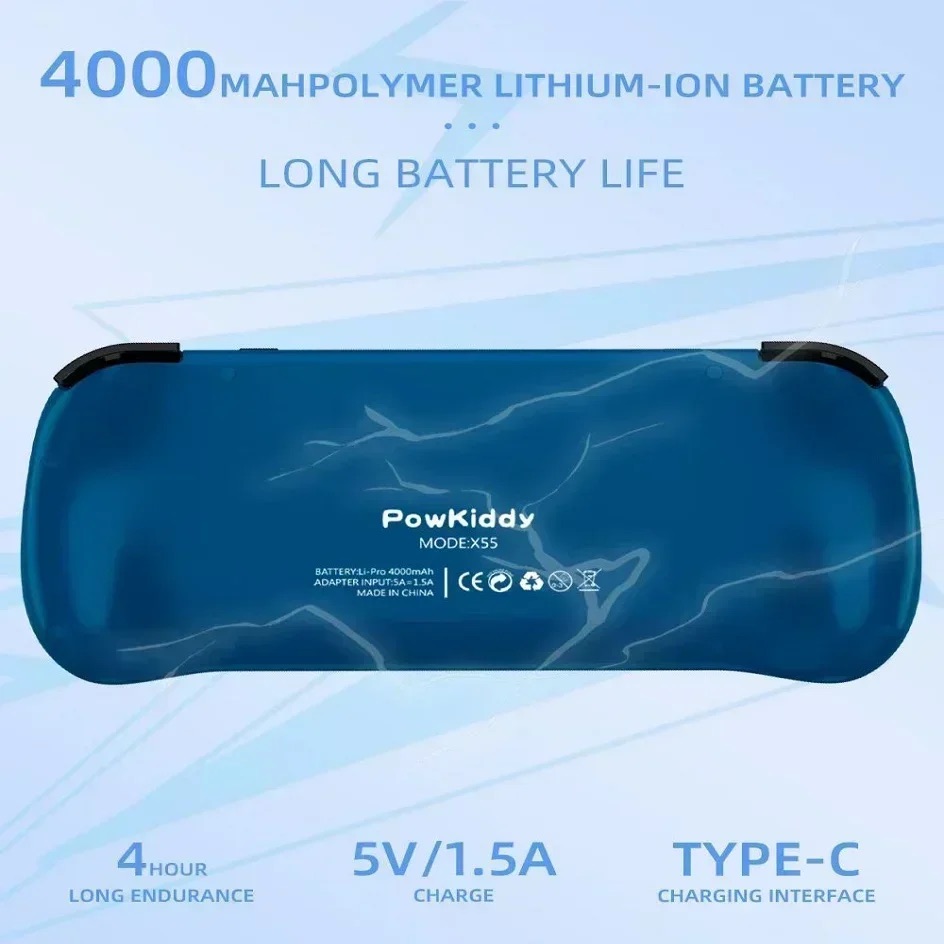 POWKIDDY X55 Handheld Game Con - مراجعة Retro Gaming Com وسعره