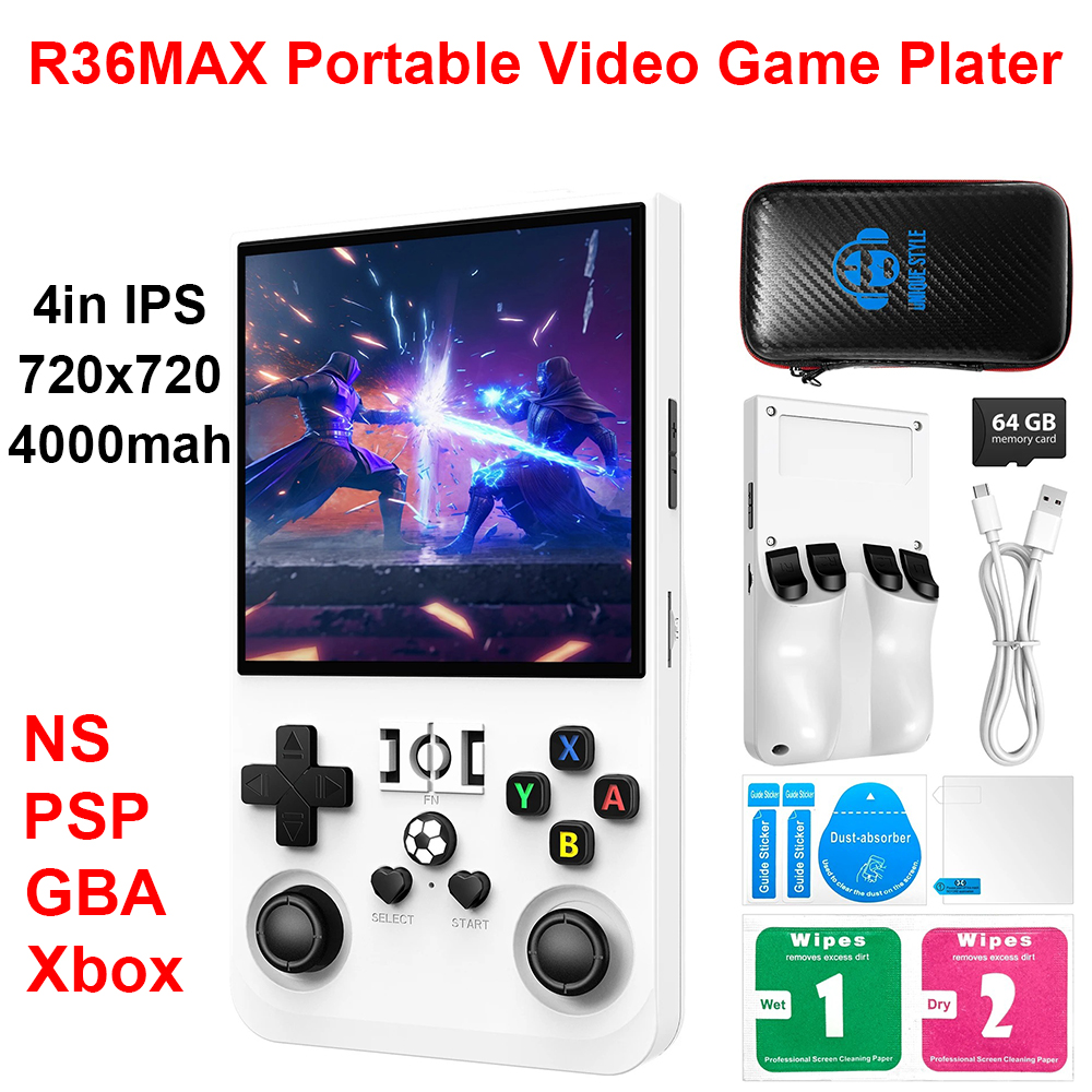 R36MAX Retro Handheld Video Ga - مراجعة Retro Gaming Xbox وسعره