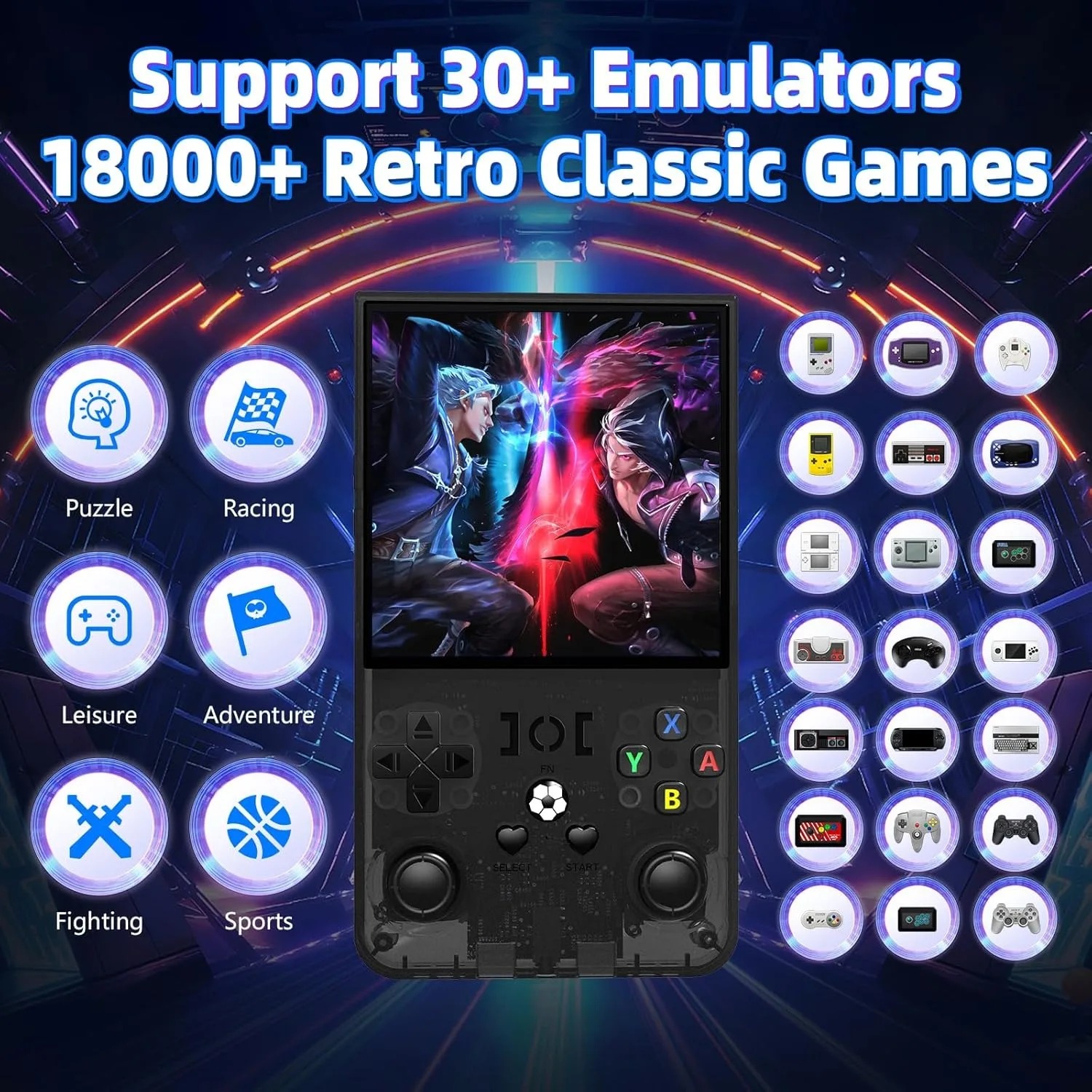 R36MAX Retro Handheld Video Ga - مراجعة Retro Gaming Xbox وسعره