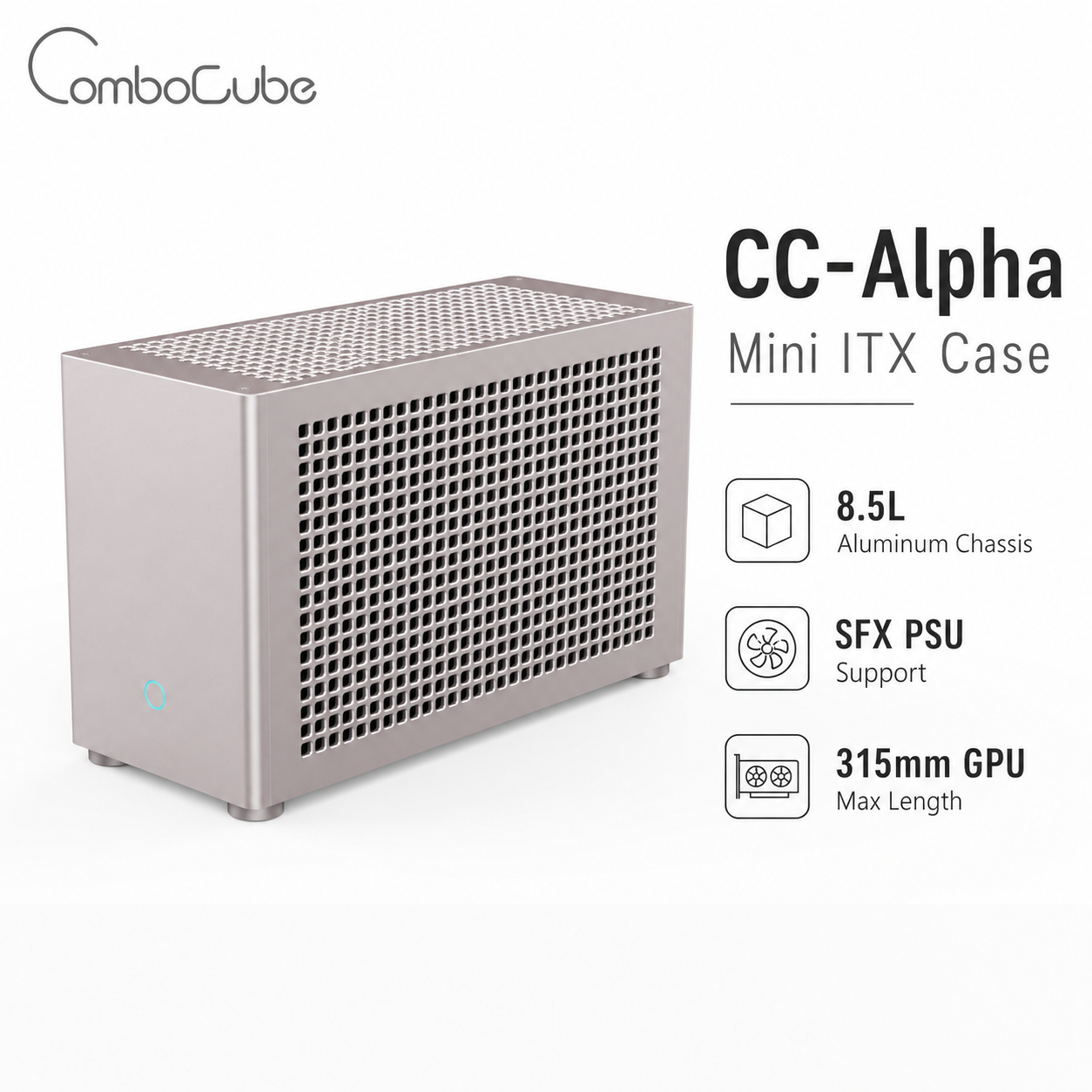 Mini ITX PC Case 8.5L CNC Alum - مراجعة Retro Gaming Cabinet وسعره