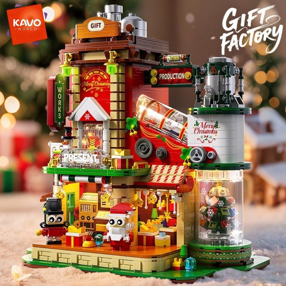 KAVOWORLD Christmas Present Fa - مراجعة Retro Gaming Lego وسعره