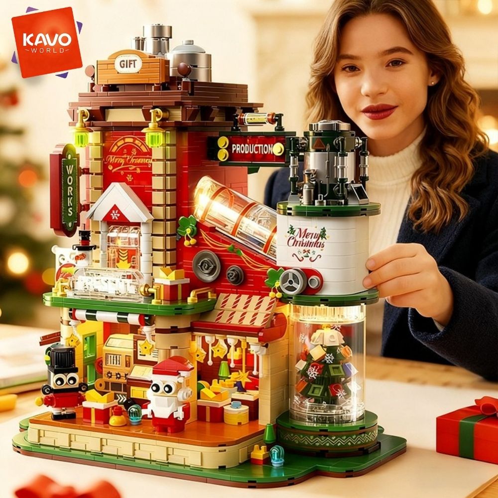 KAVOWORLD Christmas Present Fa - مراجعة Retro Gaming Lego وسعره