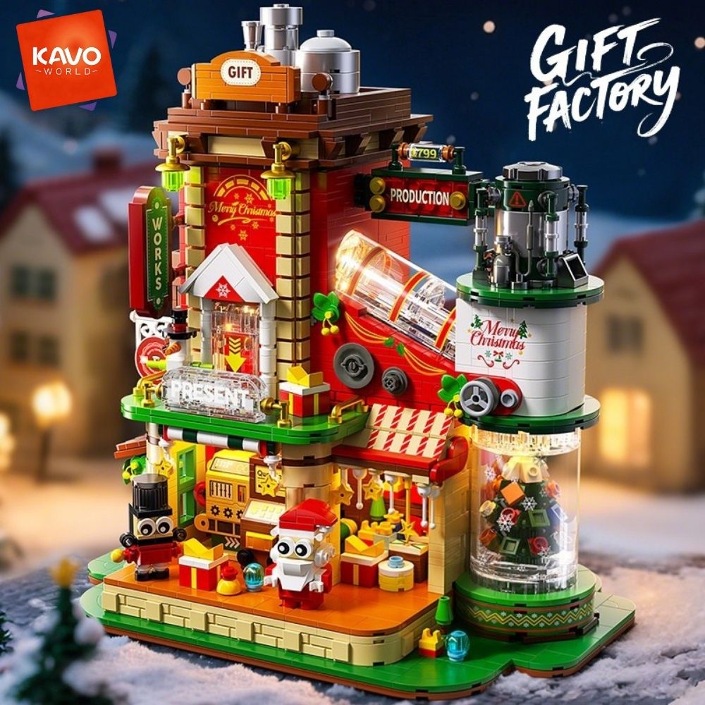 KAVOWORLD Christmas Present Fa - مراجعة Retro Gaming Lego وسعره
