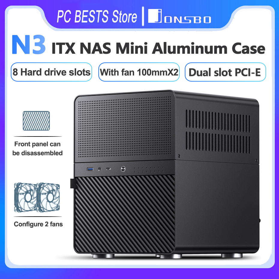 Jonsbo N3 NAS ITX Mini Case Al - مراجعة Retro Gaming Cabinet وسعره