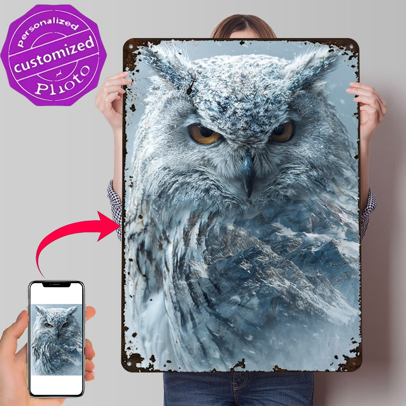 Snowy Owl With Mountain Landsc - مراجعة Retro Gaming Overlay وسعره