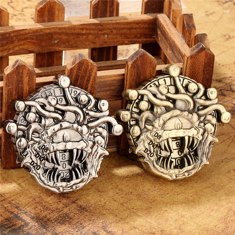 Retro Beholder Shape Metal Dic - مراجعة Retro Gaming Accessories وسعره