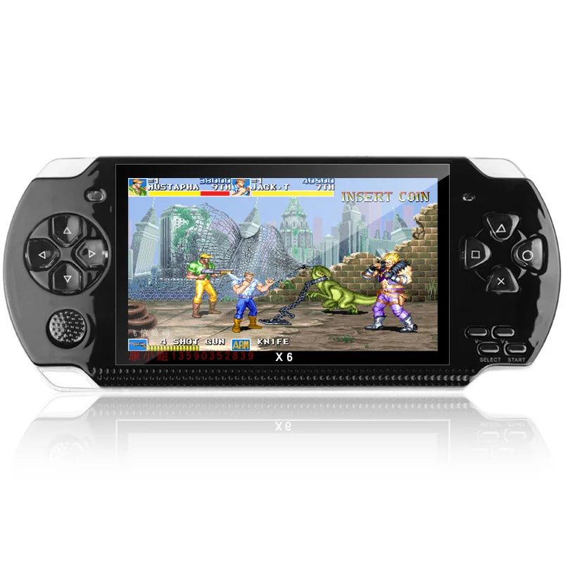 PSP 3000 X6 Consola 12 Types O - مراجعة Retro Gaming X6 وسعره