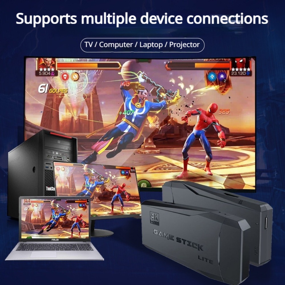 Portable 4K Retro Game Stick C - مراجعة Retro Gaming Xbox وسعره