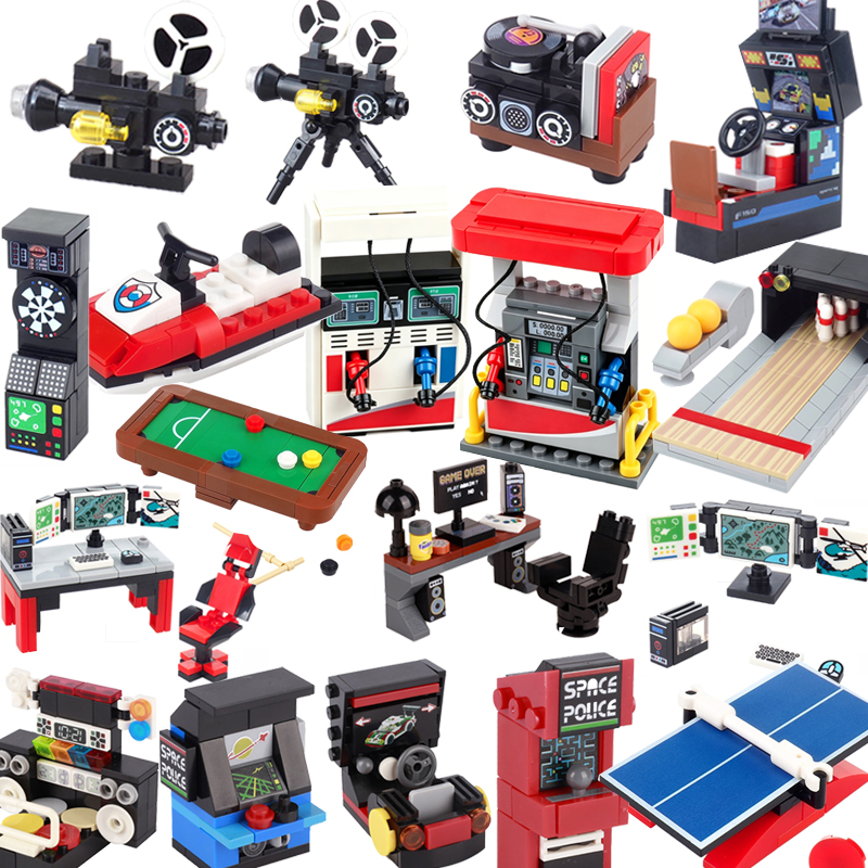 MOC City Street View Building  - مراجعة Retro Gaming Console Gun وسعره