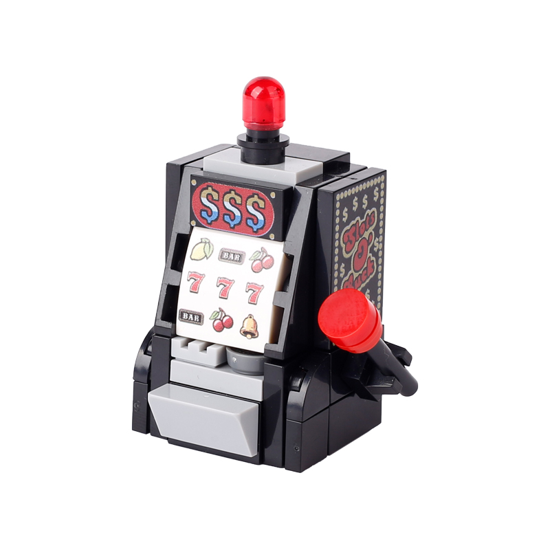MOC City Poker Table Slots Ski - مراجعة Retro Gaming Lego وسعره