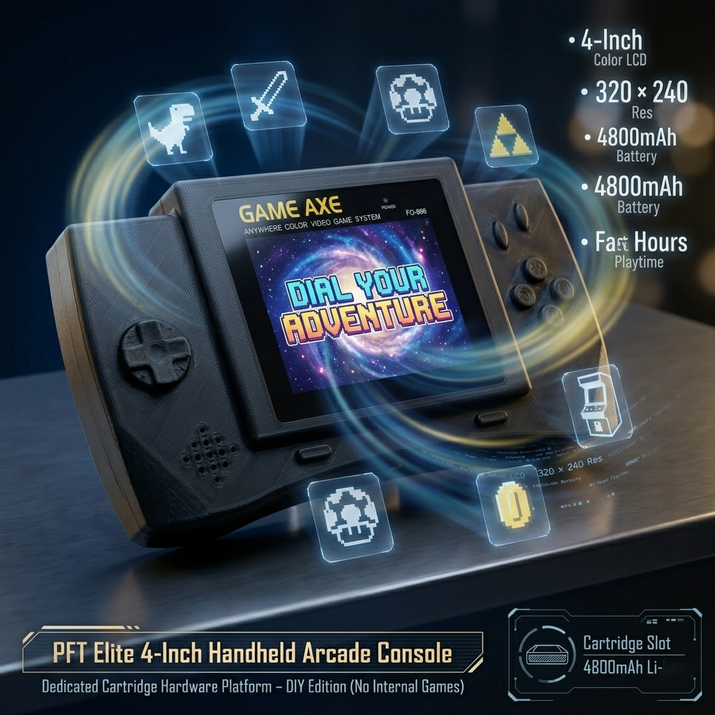 PFT Elite 4-Inch Handheld Arca - مراجعة Gaming Retro Arcade وسعره