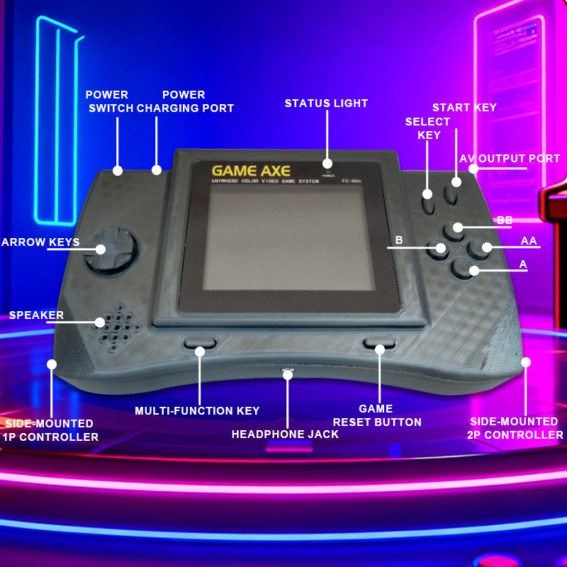 PFT Elite 4-Inch Handheld Arca - مراجعة Gaming Retro Arcade وسعره