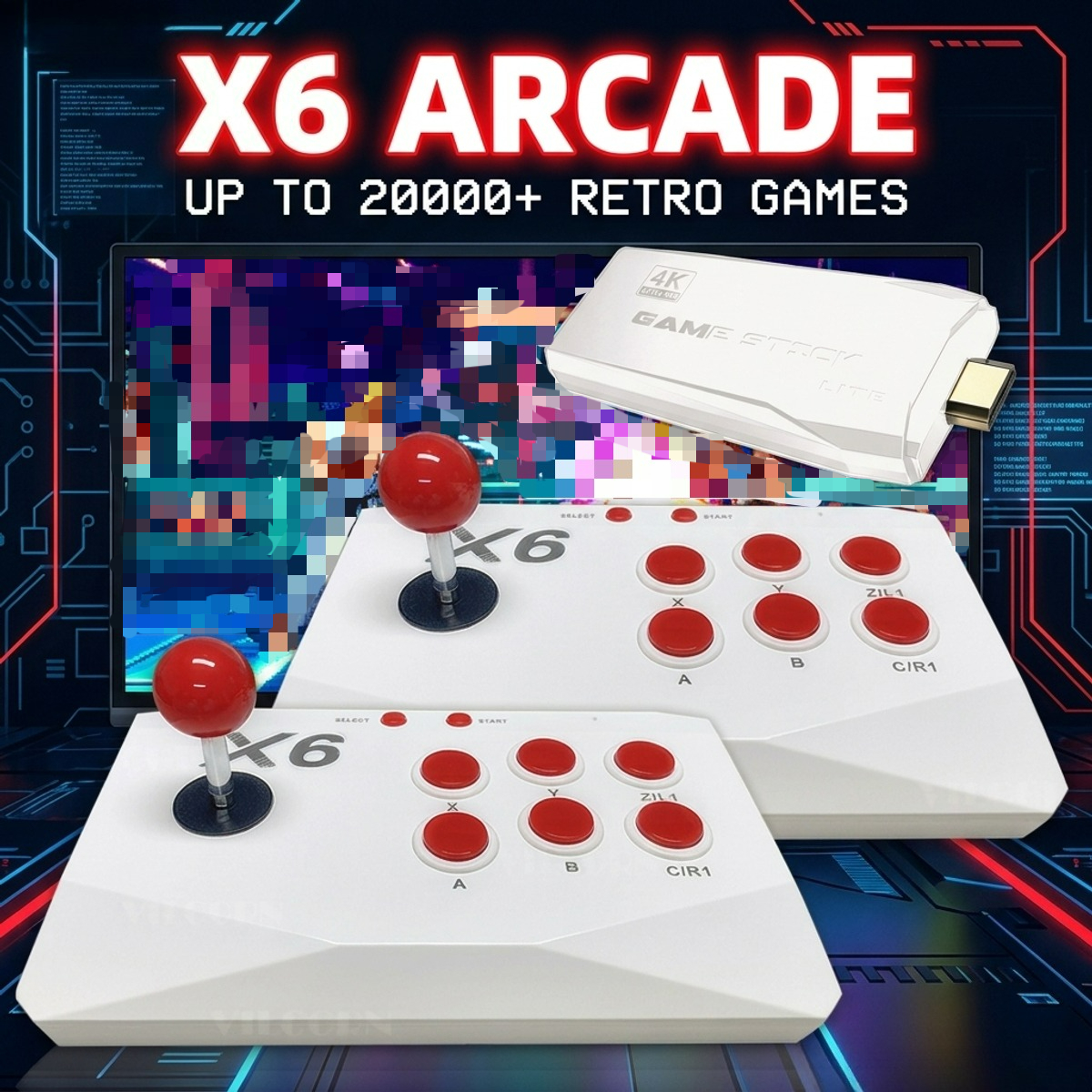 X6 Retro Video Game Console 2. - مراجعة Retro Gaming X6 وسعره