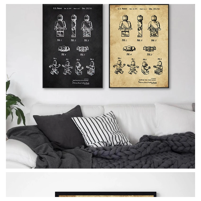 Scandinavian Simple Retro Wall - مراجعة Retro Gaming Lego وسعره