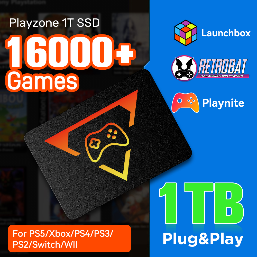 PlayZone 1TB Emulator Consoles - مراجعة Retro Gaming Xbox وسعره