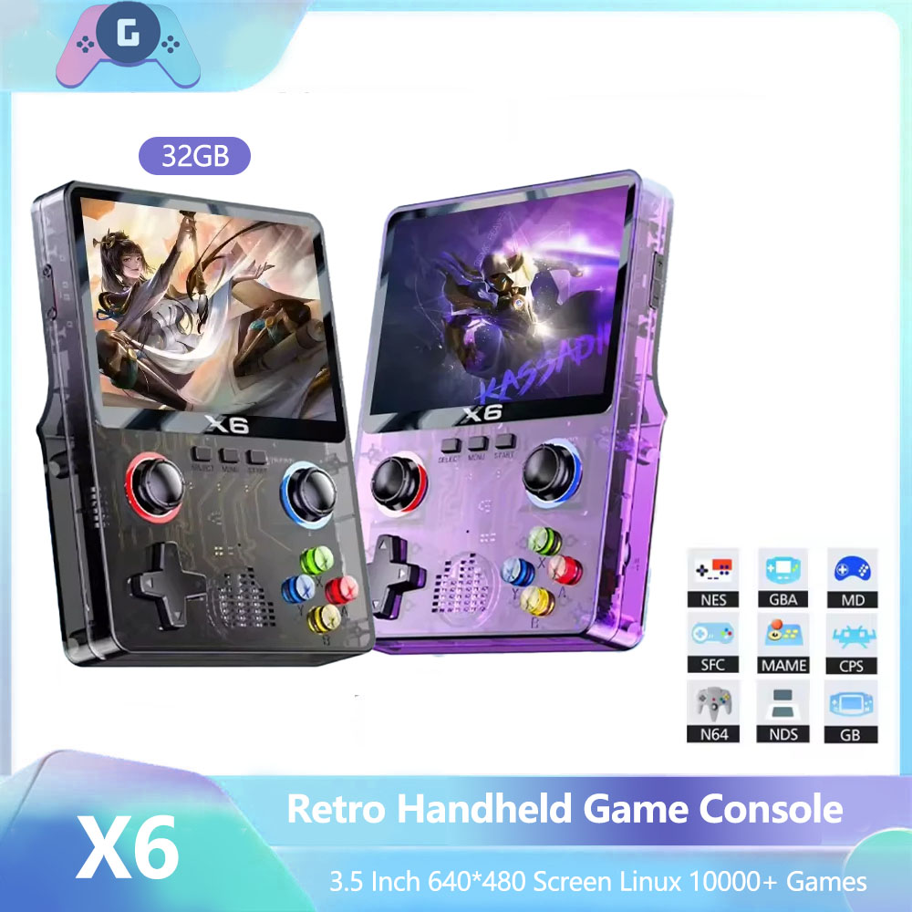 X6 Handheld Game Player 3.5 In - مراجعة Retro Gaming X6 وسعره