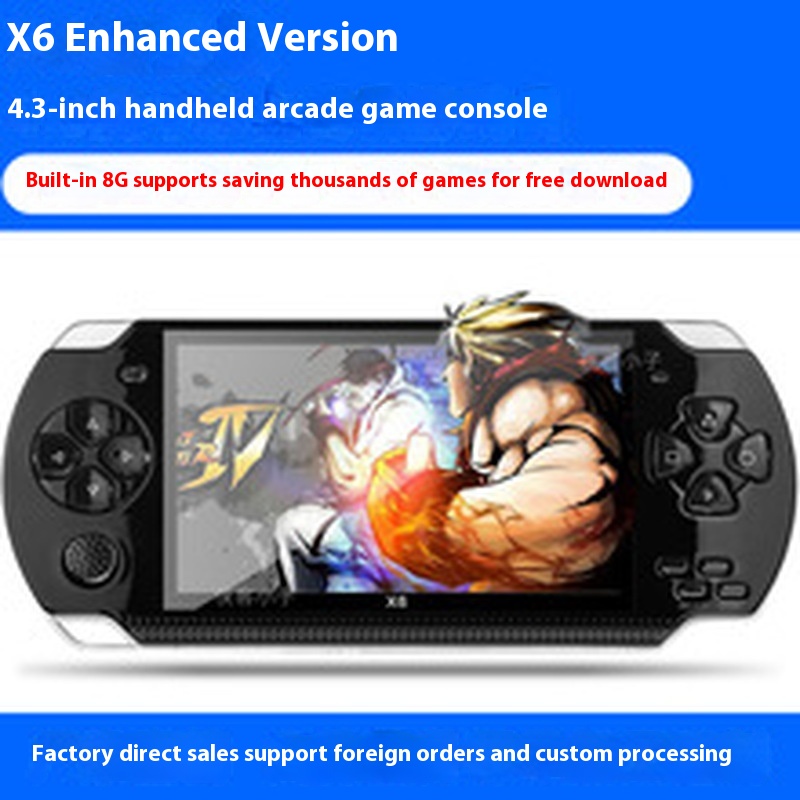Psp 3000 X6 Consola 12 Types O - مراجعة Retro Gaming X6 وسعره