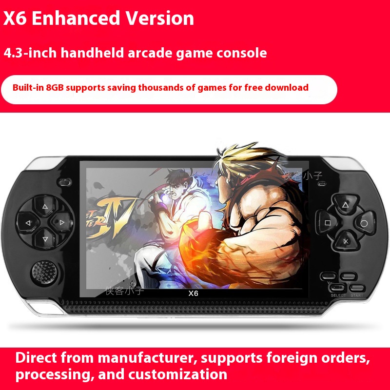 Psp 3000 X6 Consola 12 Types O - مراجعة Retro Gaming X6 وسعره
