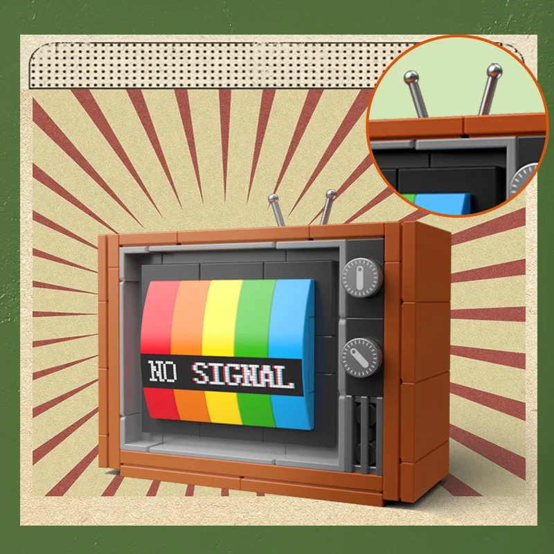 Retro DIY Building Blocks TV R - مراجعة Retro Gaming Nostalgia وسعره