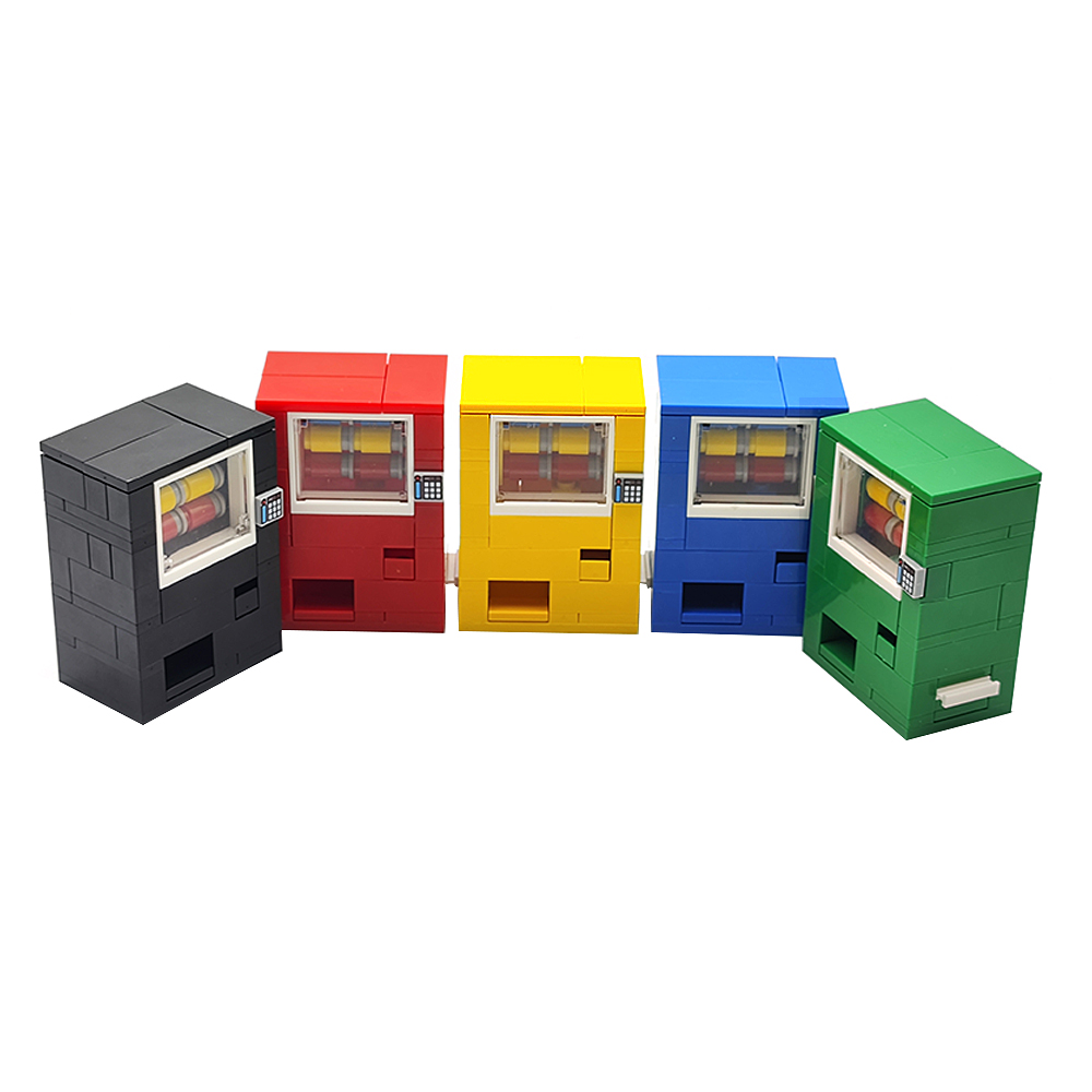 MOC beverage machine coin-oper - مراجعة Retro Gaming Lego وسعره