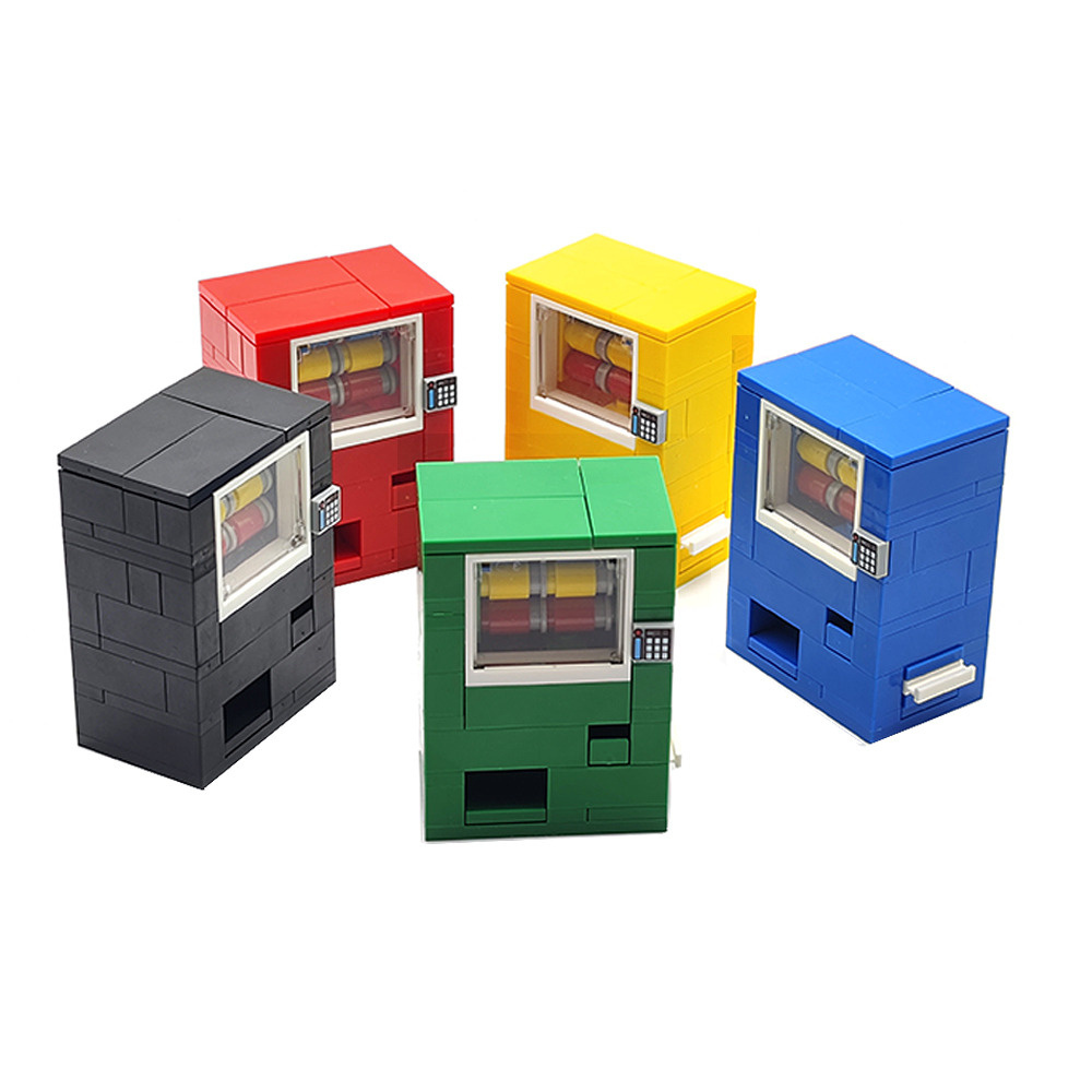 MOC beverage machine coin-oper - مراجعة Retro Gaming Lego وسعره