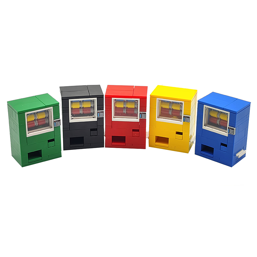 MOC beverage machine coin-oper - مراجعة Retro Gaming Lego وسعره