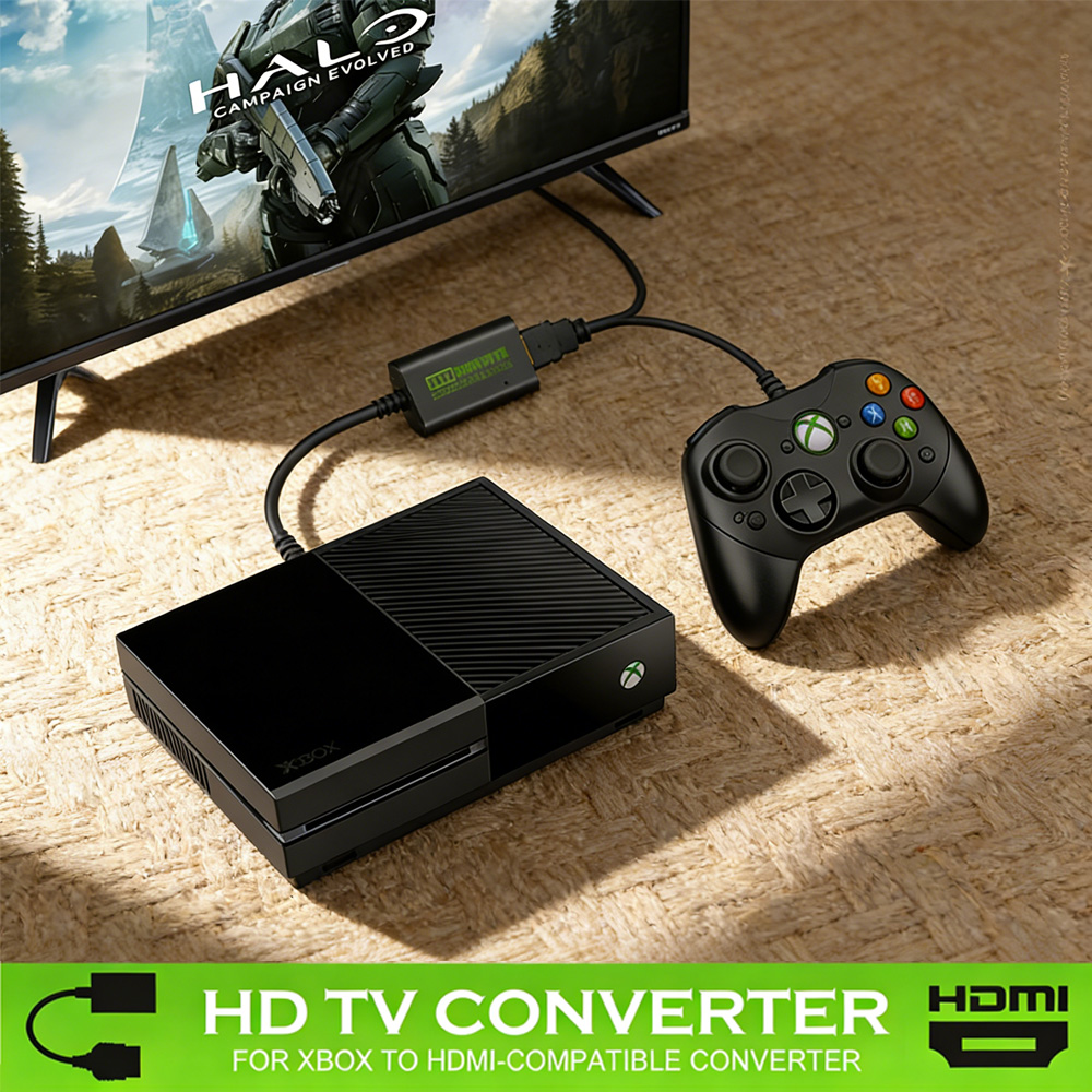 Original Xbox HDMI Cable Adapt - مراجعة Retro Gaming Xbox وسعره