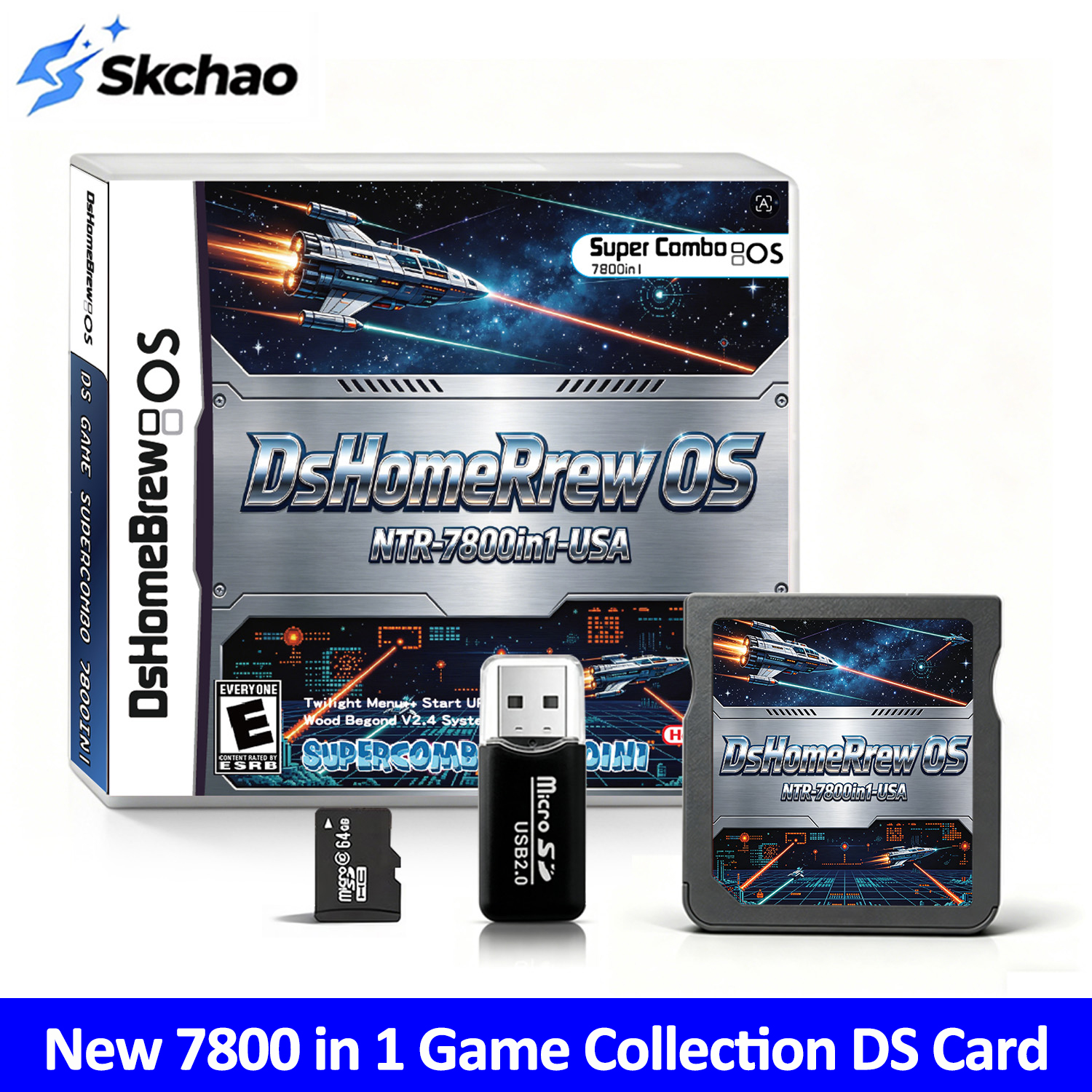 7800 in 1 DsHomeBrew Flash Car - مراجعة Retro Gaming Nostalgia وسعره