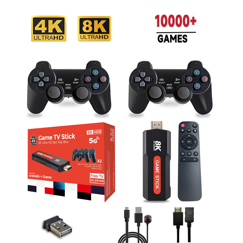X2 Game Stick HD 4K 8K 3D Cons - مراجعة Retro Gaming Xbox وسعره