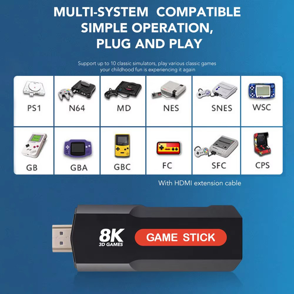 X2 Game Stick HD 4K 8K 3D Cons - مراجعة Retro Gaming Xbox وسعره