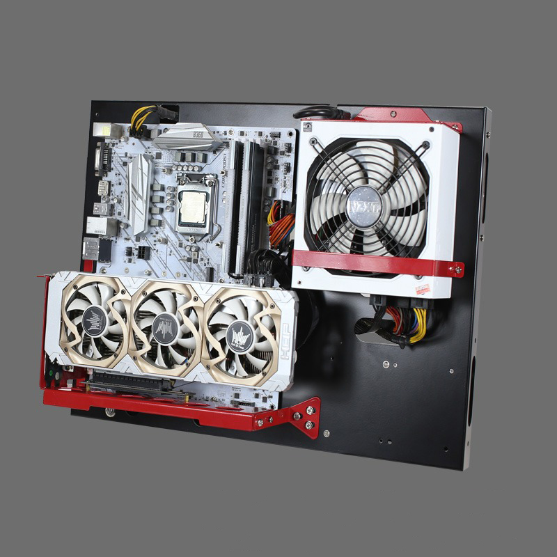 Wall mounted PC chassis Open h - مراجعة Retro Gaming Cabinet وسعره